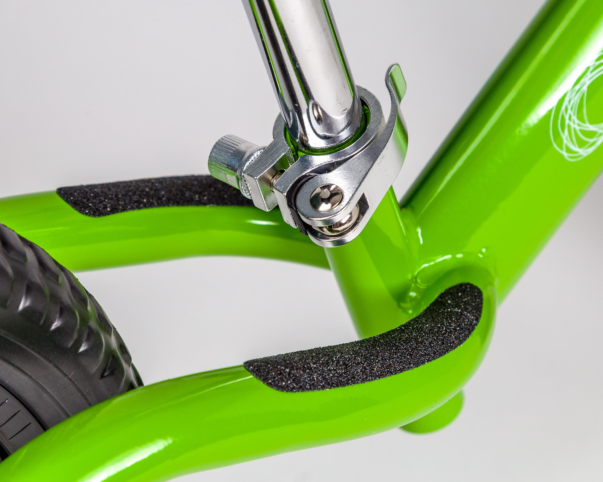 PushMee Steel Bike Seat Adjust - Green
